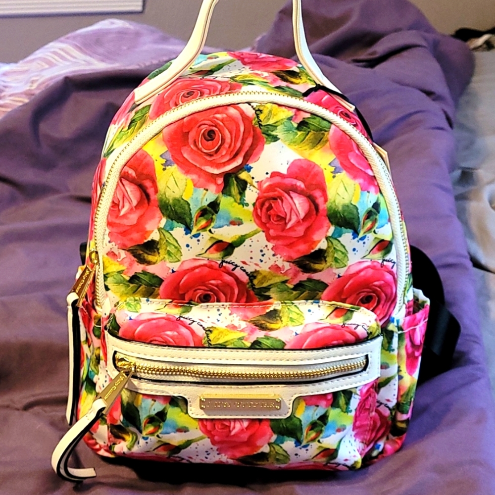 Nwt juicy floral mini backpack